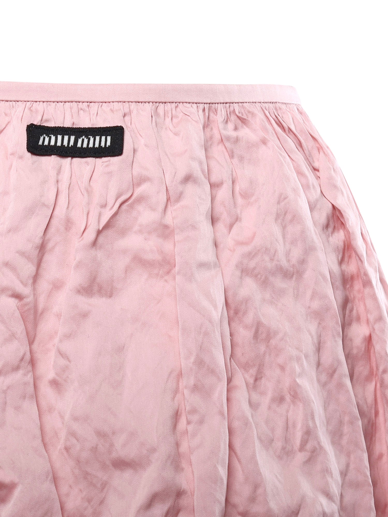 Miu Skirts Petal Cotton Metallic Fibers