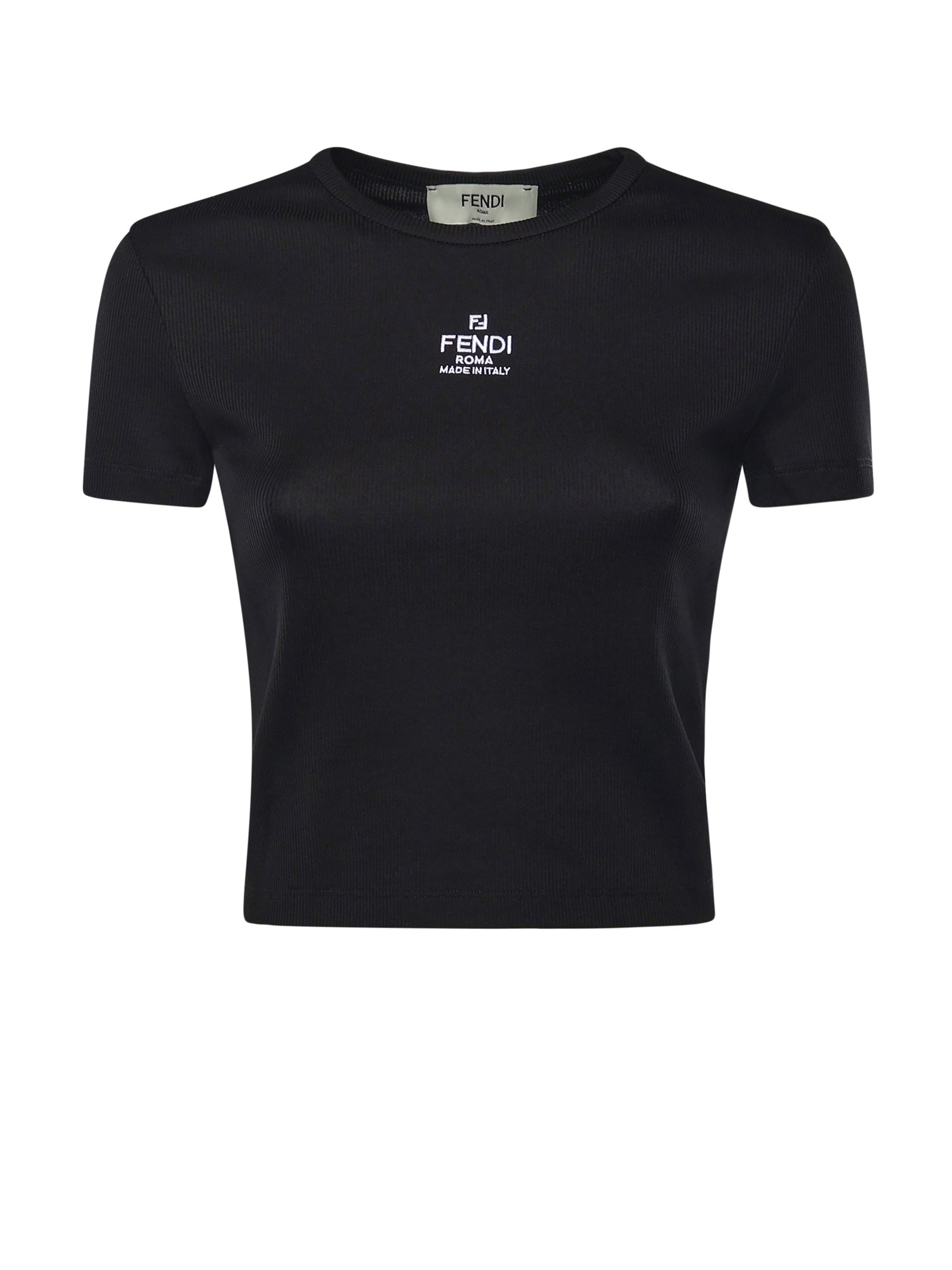 Fendi Top Black Cotton