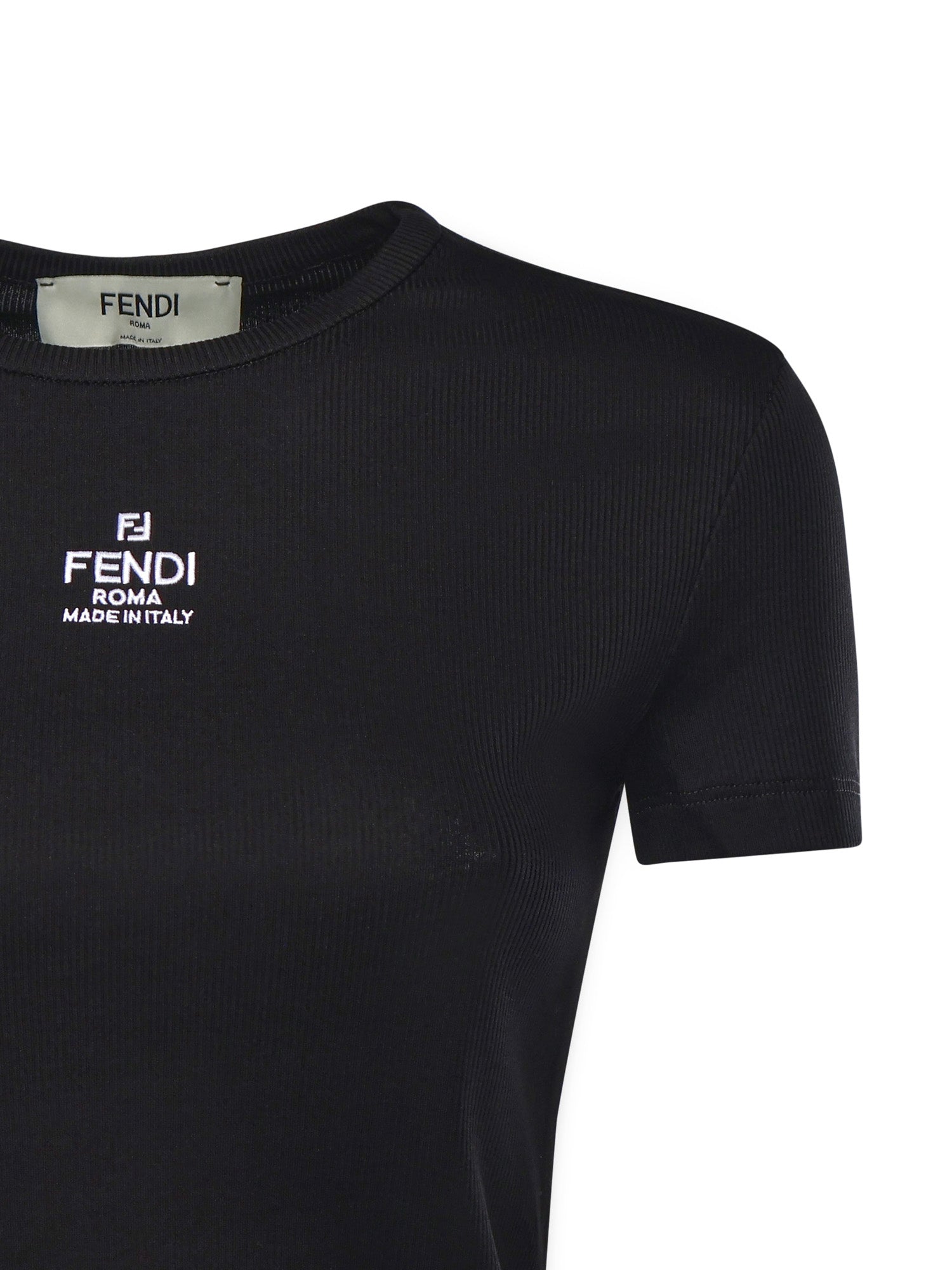Fendi Top Black Cotton