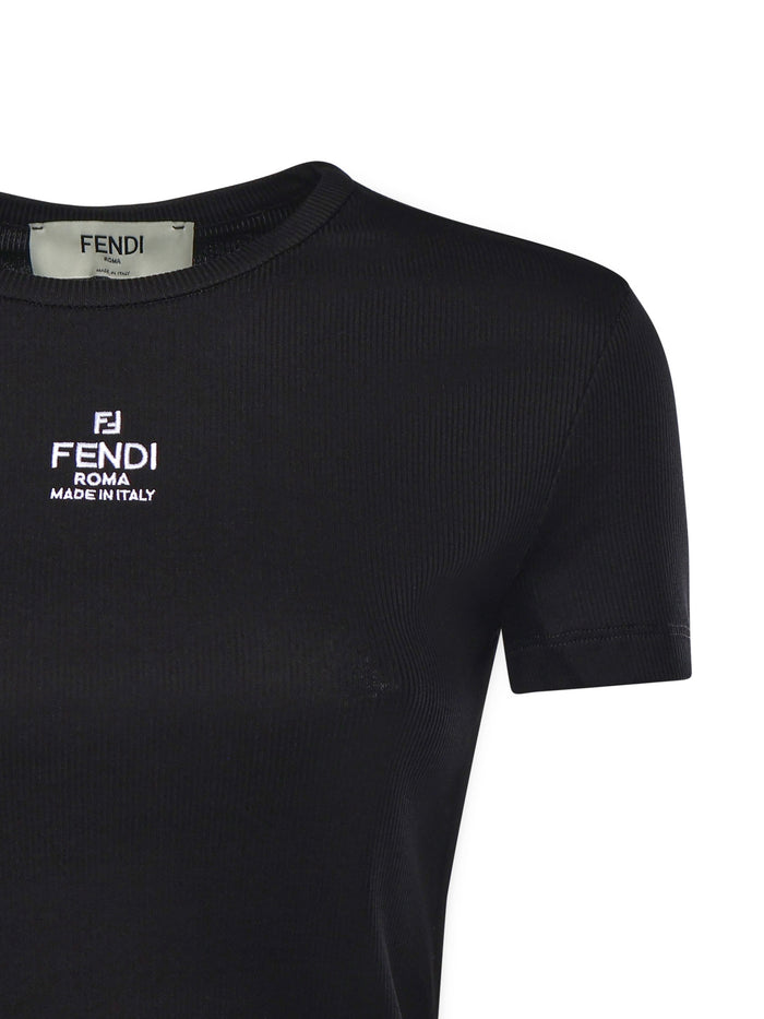 Fendi Top Black Cotton