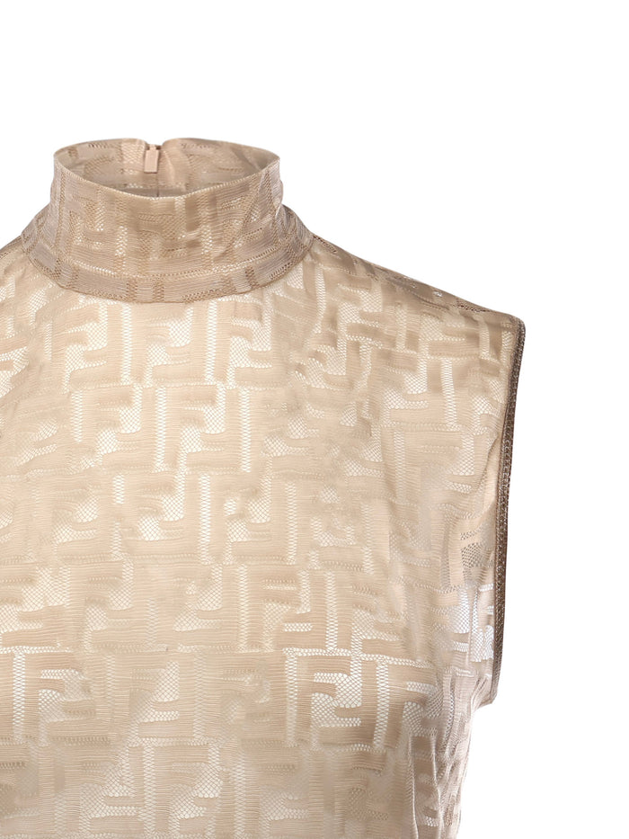Fendi Top Pink Polyamide