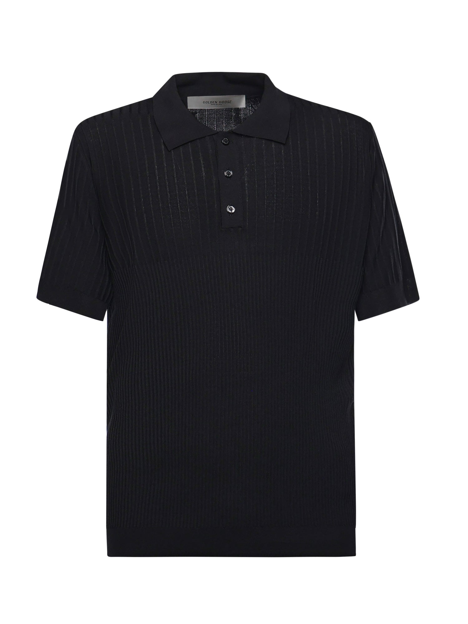 Golden Goose T-shirts and Polos Black Viscose