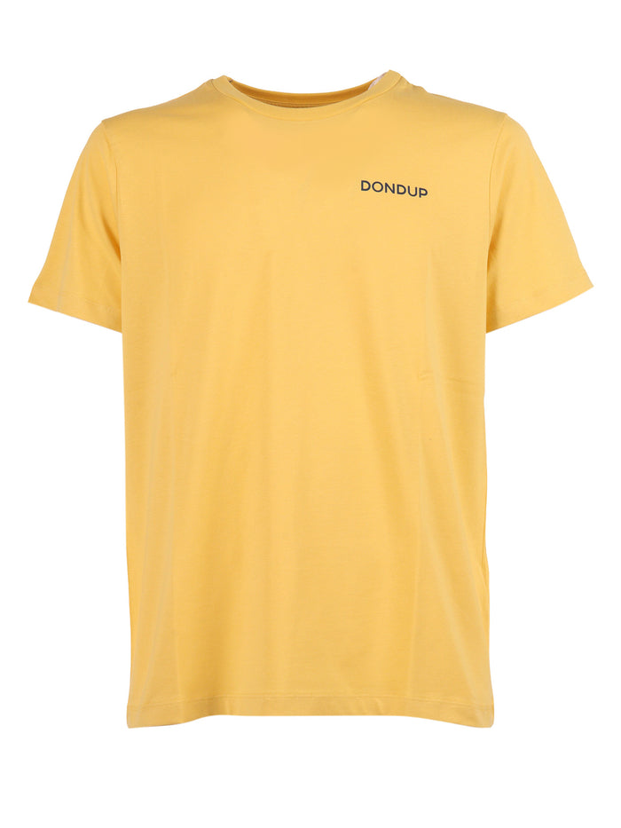 T-SHIRT Yellow Cotton Short Sleeves