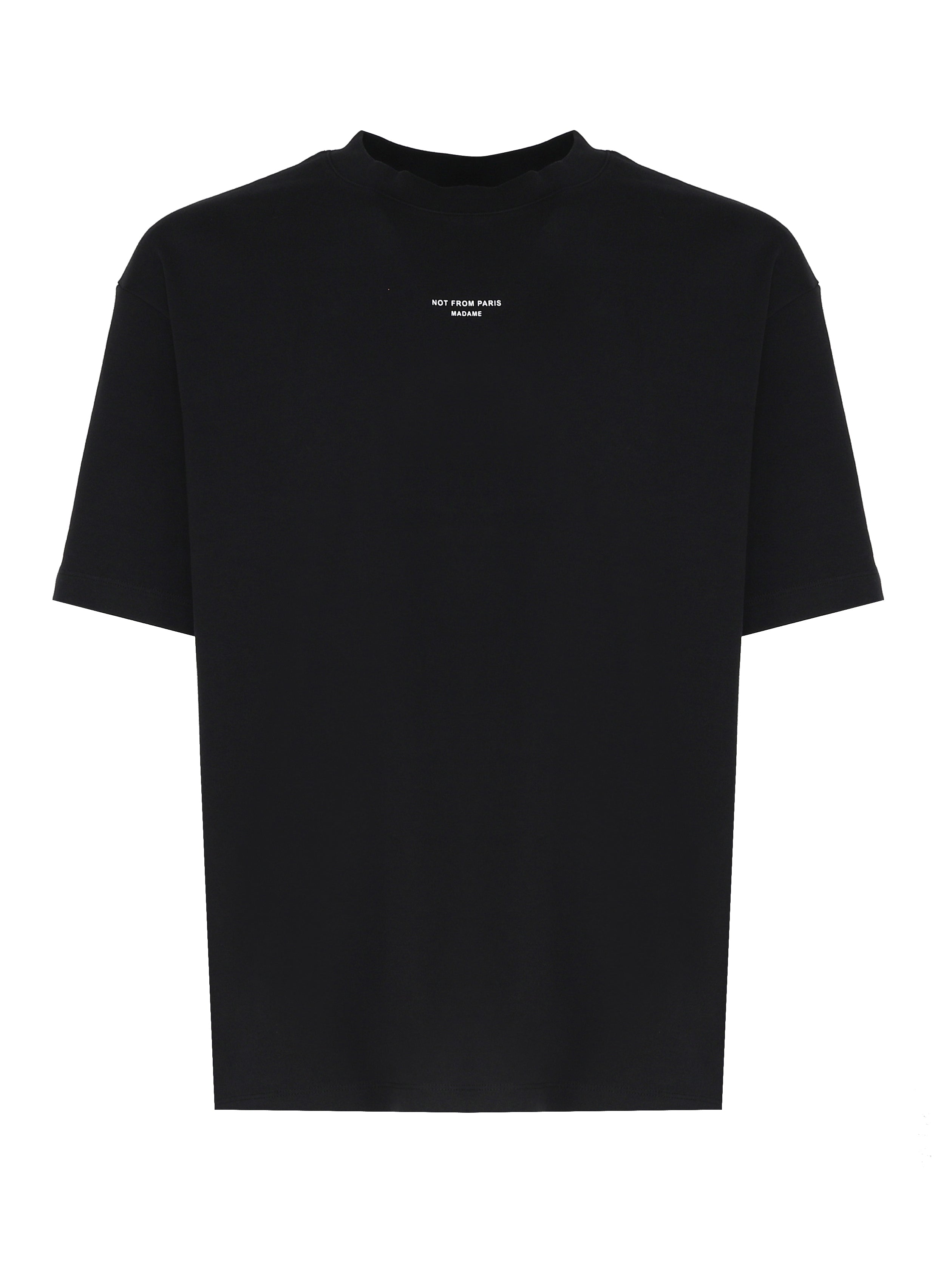 Drole De Monsieur T-Shirts And Polos Black Cotton