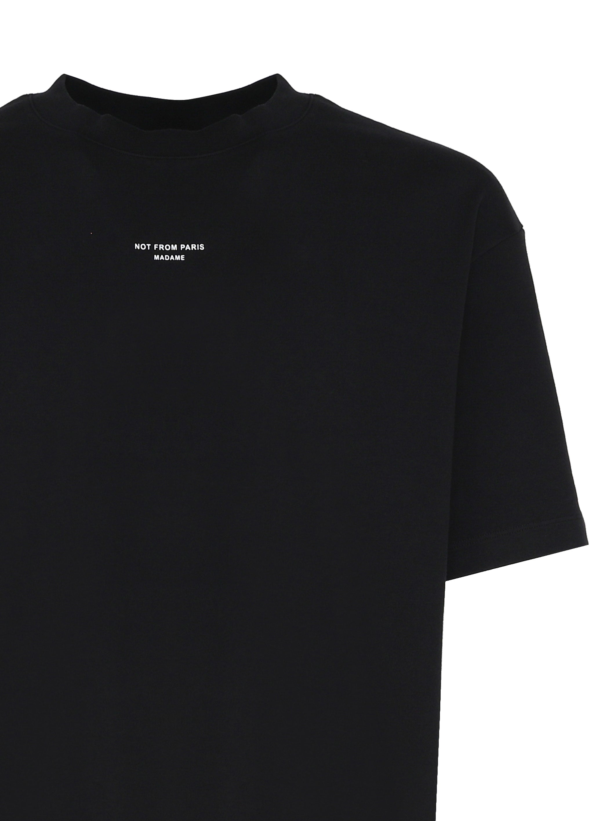 Drole De Monsieur T-Shirts And Polos Black Cotton