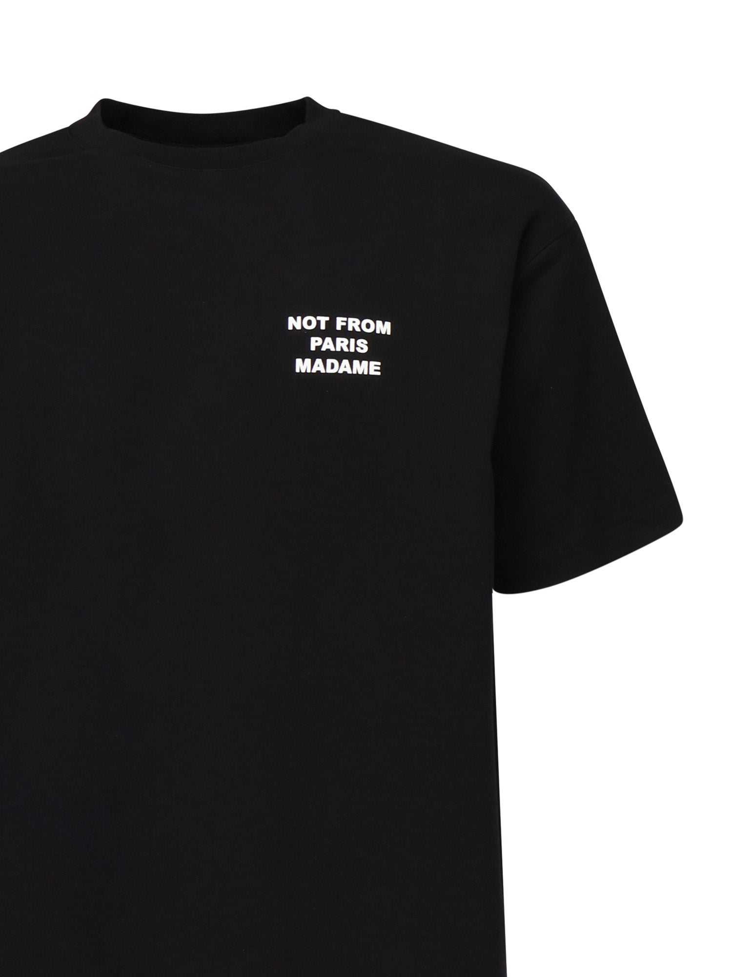Drole De Monsieur T-Shirts And Polos Black Cotton