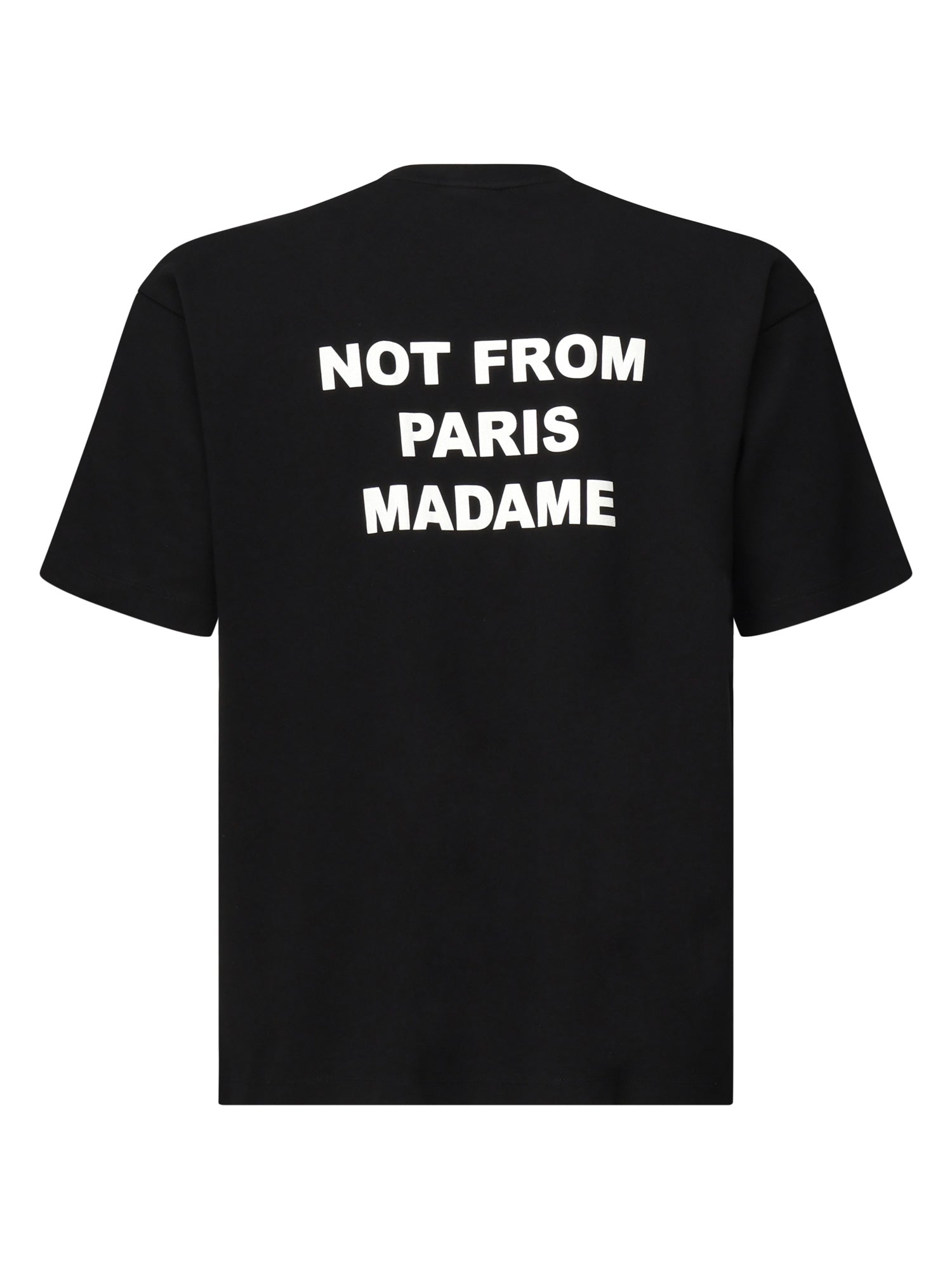 Drole De Monsieur T-Shirts And Polos Black Cotton