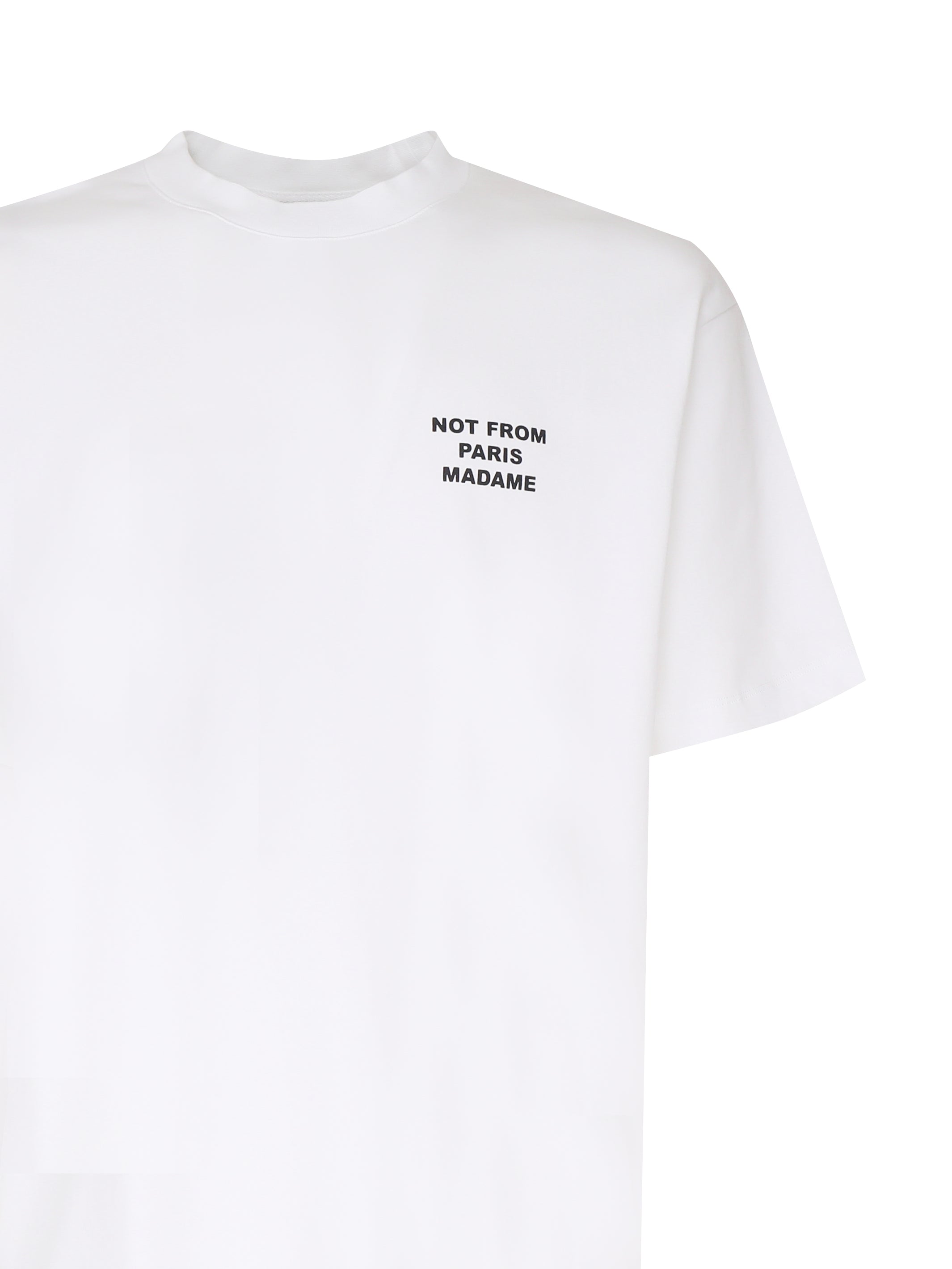Drole De Monsieur T-Shirts And Polos White Cotton