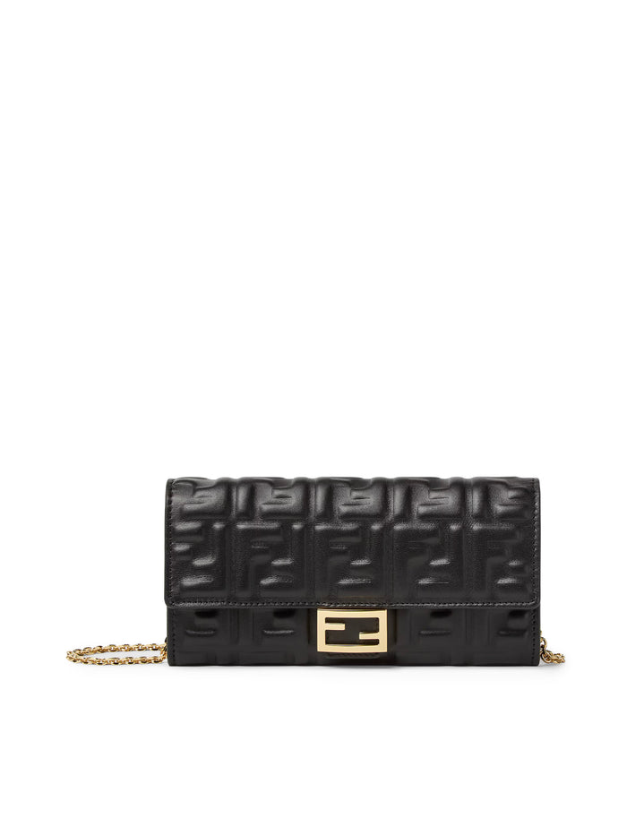 Fendi Wallets Black Calfskin