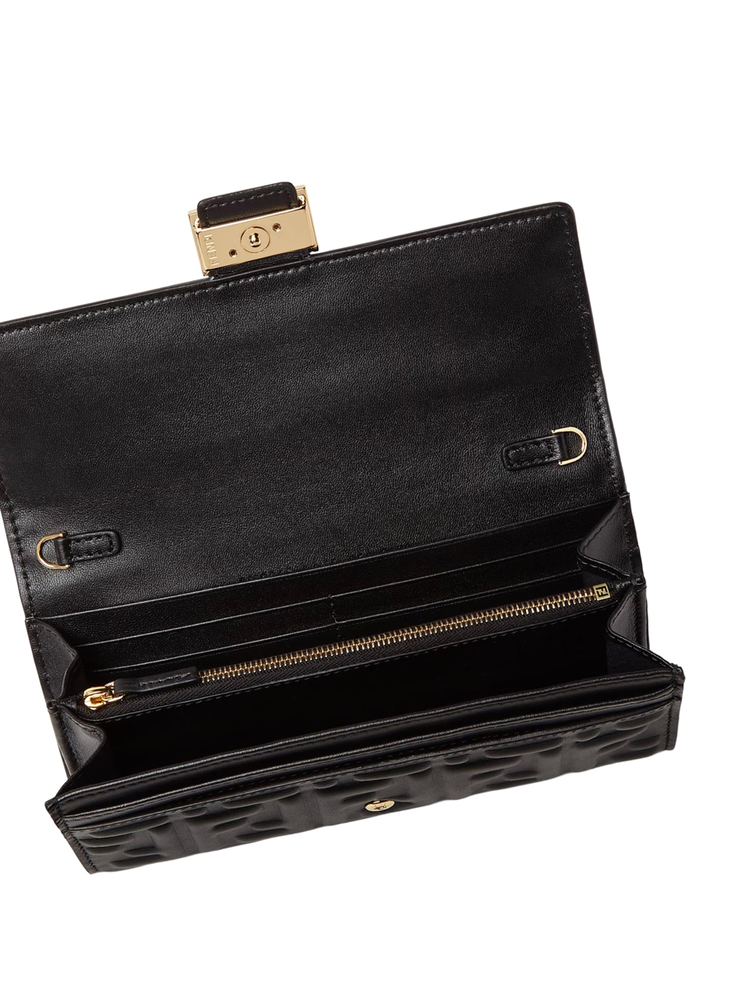 Fendi Wallets Black Calfskin
