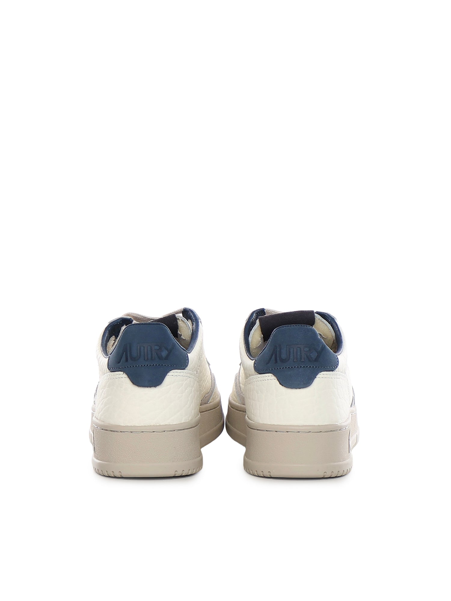 Autry Sneakers Ivory/blue Leather