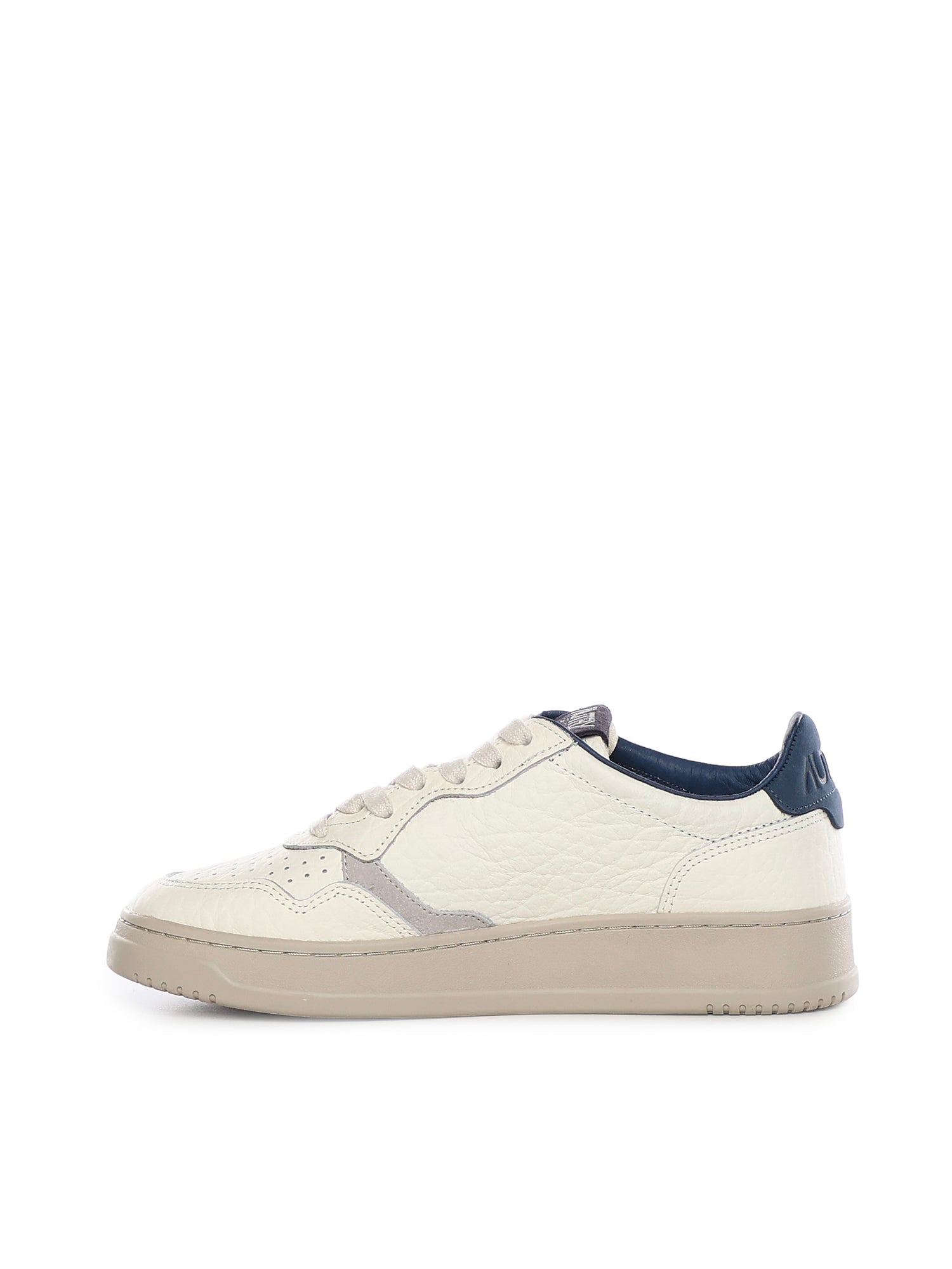 Autry Sneakers Ivory/blue Leather