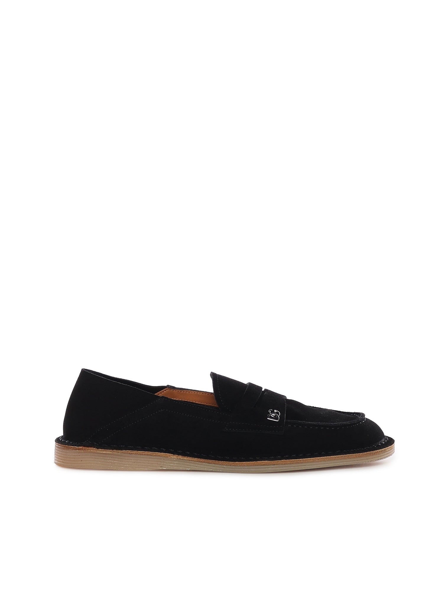 Dolce & Gabbana Flat shoes Black Calfskin