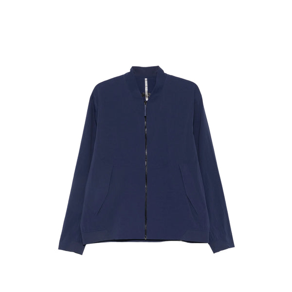 Bomber Jacket Blue Nylon Shell