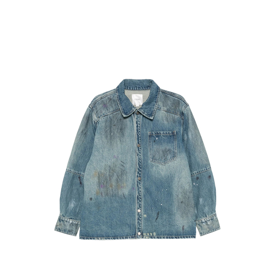 Cotton Shirt Blue Denim Jackets