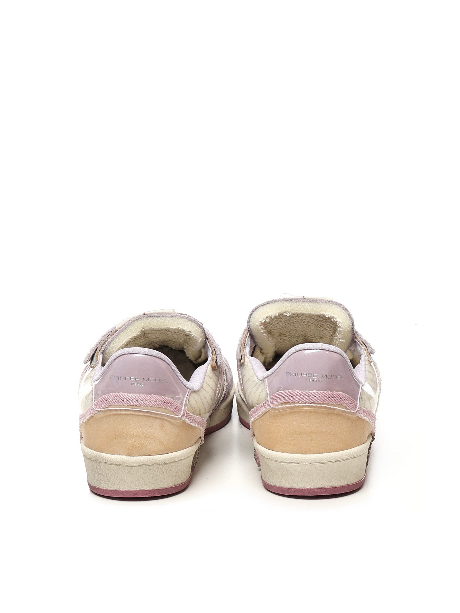 Philippe Model Sneakers Metal Mixage_argent Rose