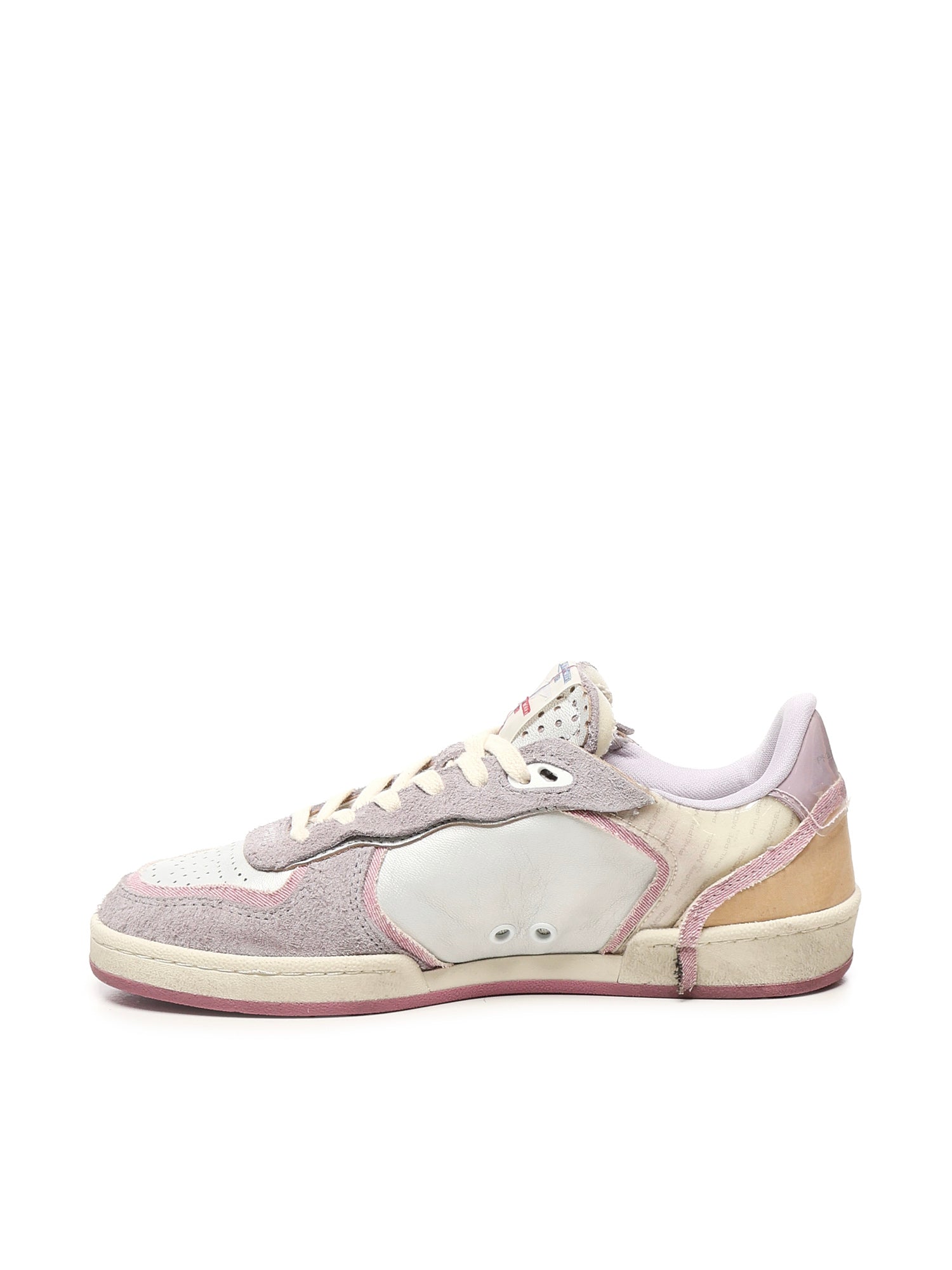 Philippe Model Sneakers Metal Mixage_argent Rose