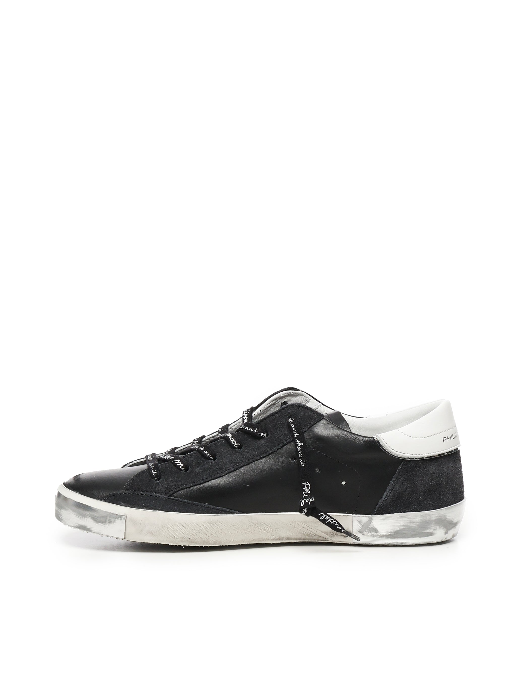 Philippe Model Sneakers Black/silver Calfskin