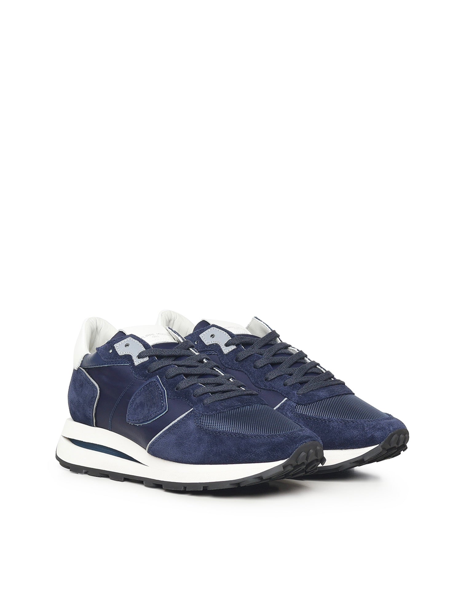 Philippe Model Sneakers Blue Goatskin