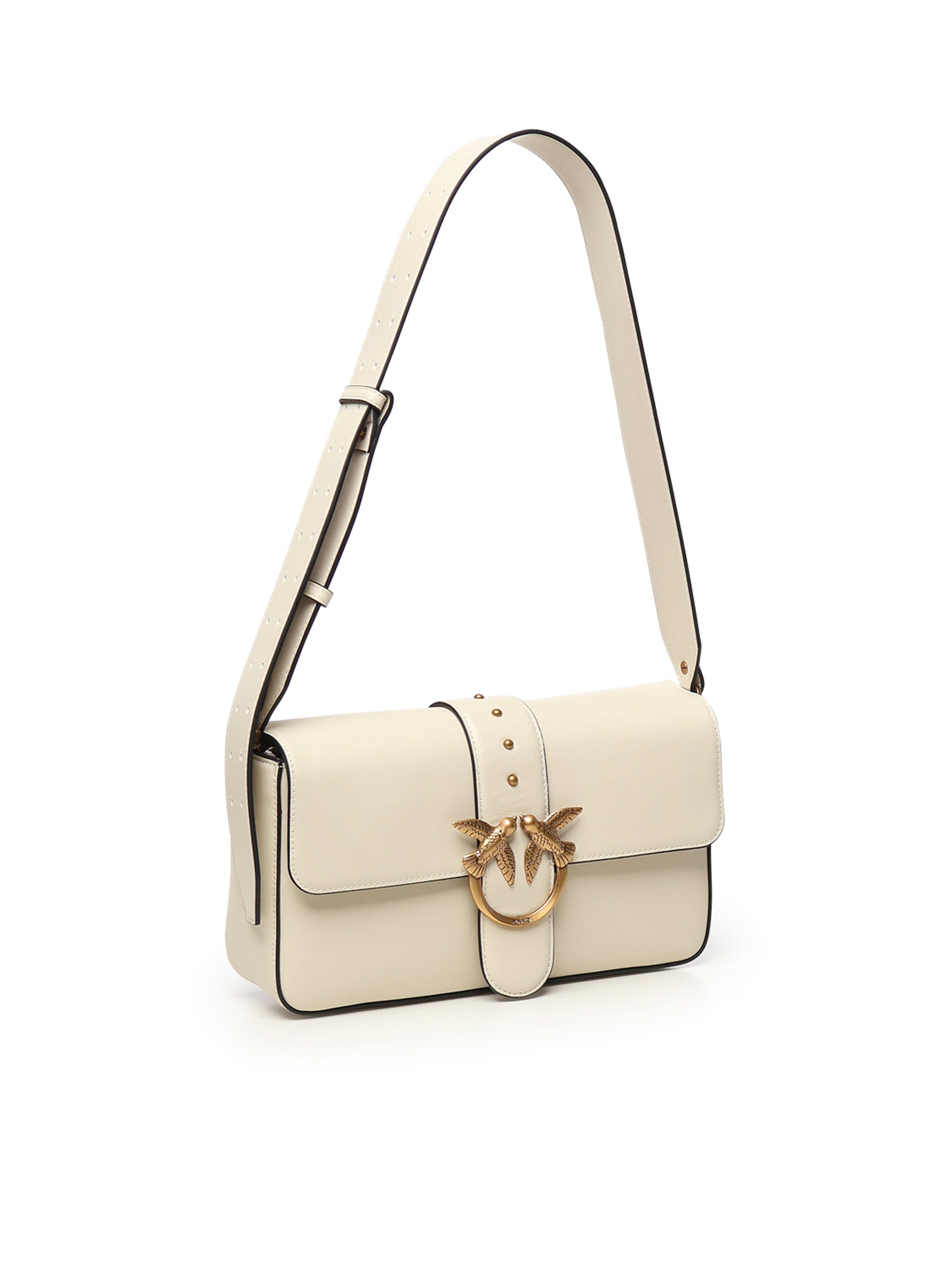 Pinko Bags White Cowskin