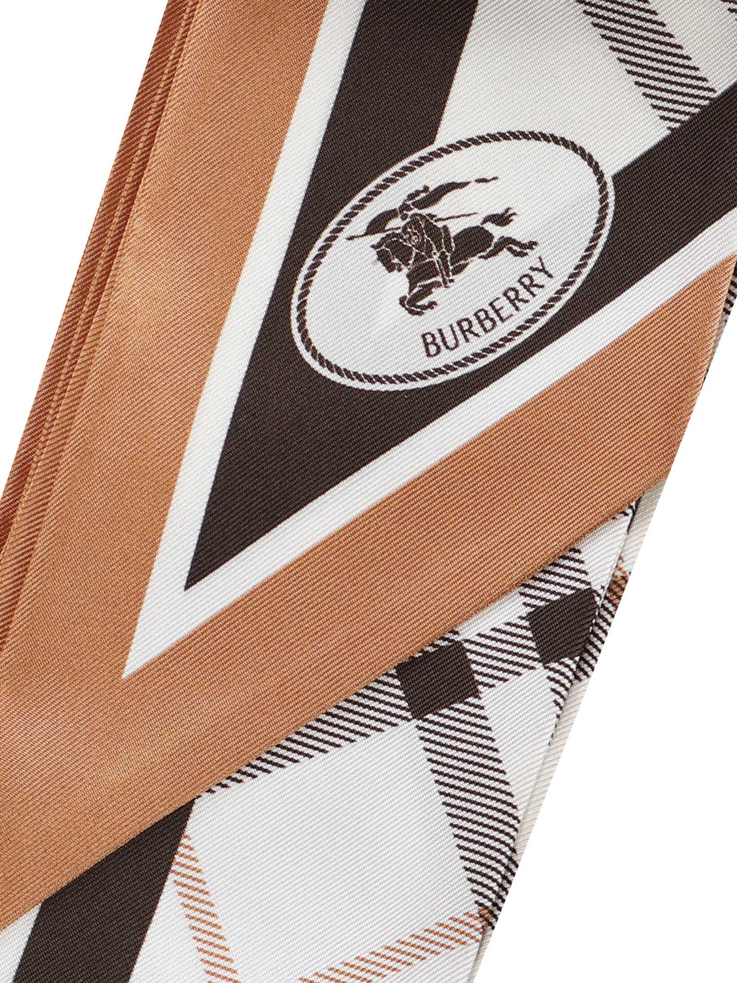 Burberry Scarfs Pebble White Mulberry Silk