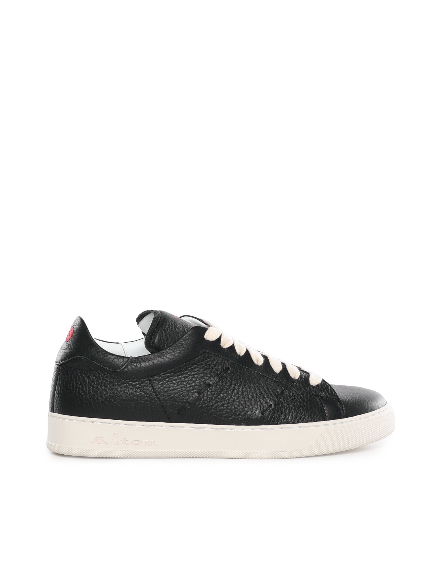 Kiton Sneakers Blue Calfskin
