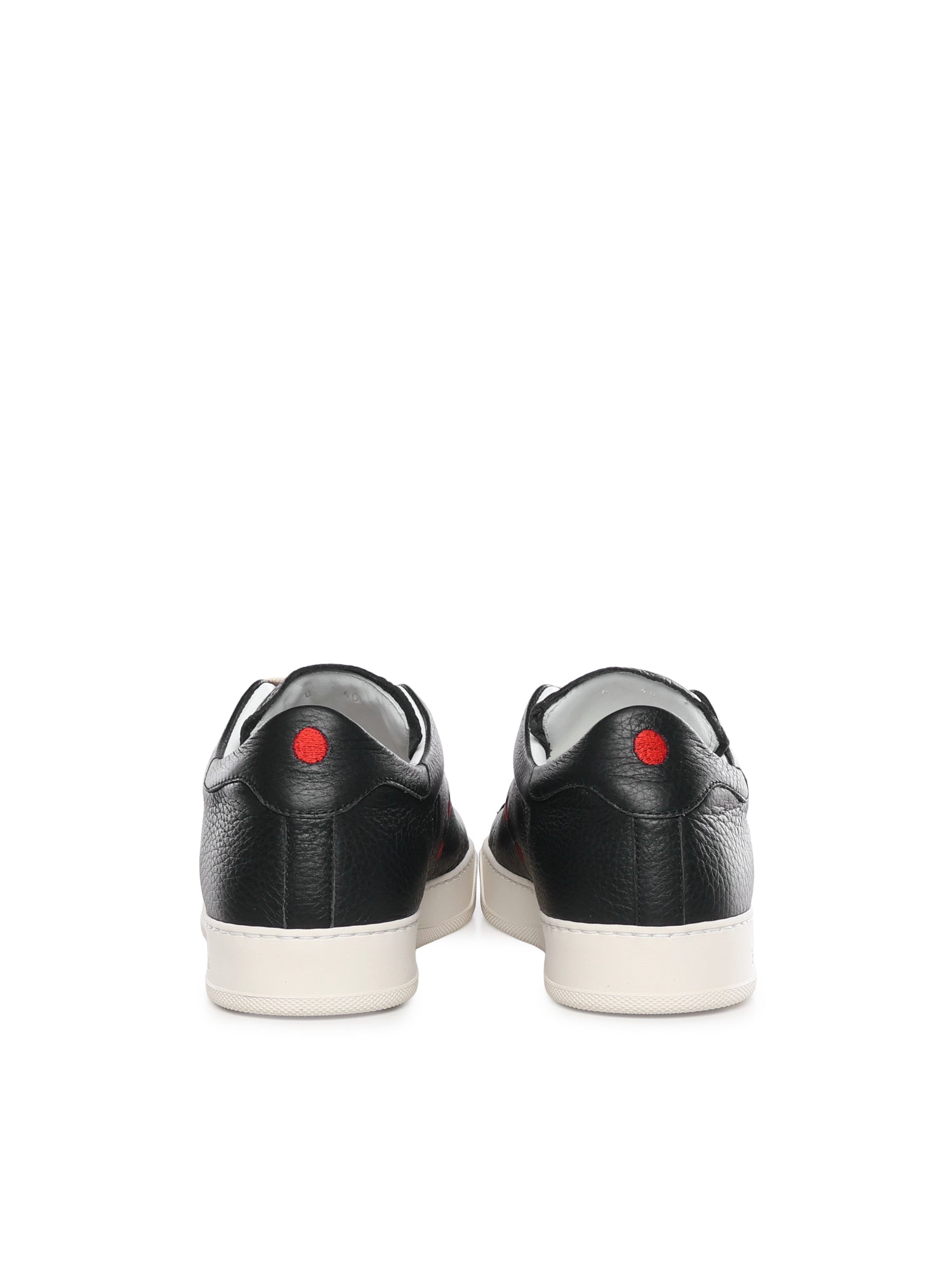 Kiton Sneakers Blue Calfskin