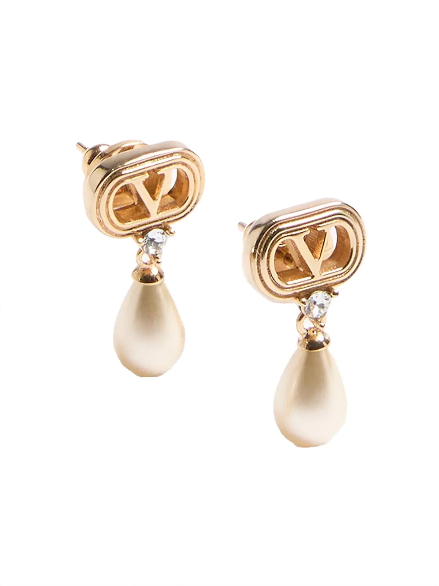 Valentino Garavani Bijoux Golden Metal/pearls/crystals