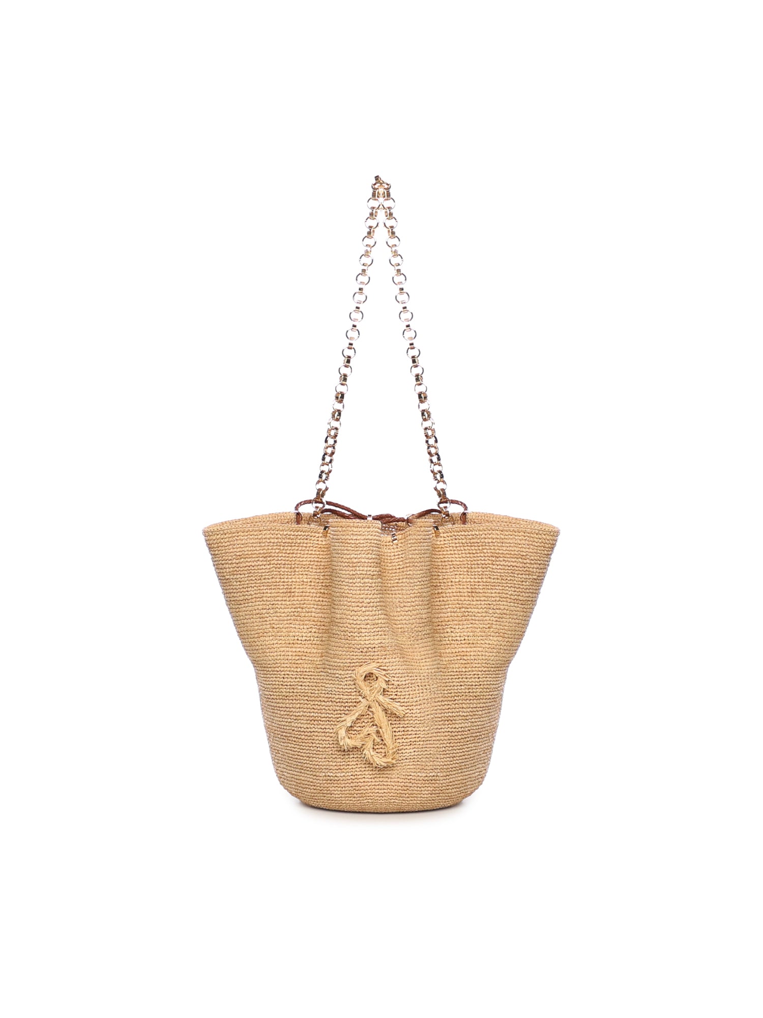RUSLAN BAGINSKIY Bags Natural Straw Raffia/leather
