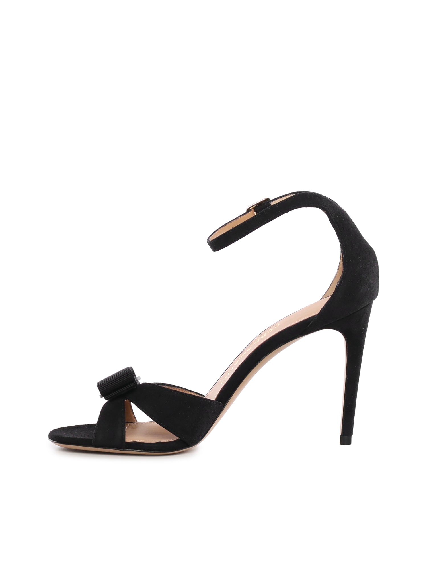 Ferragamo Sandals Black Goatskin