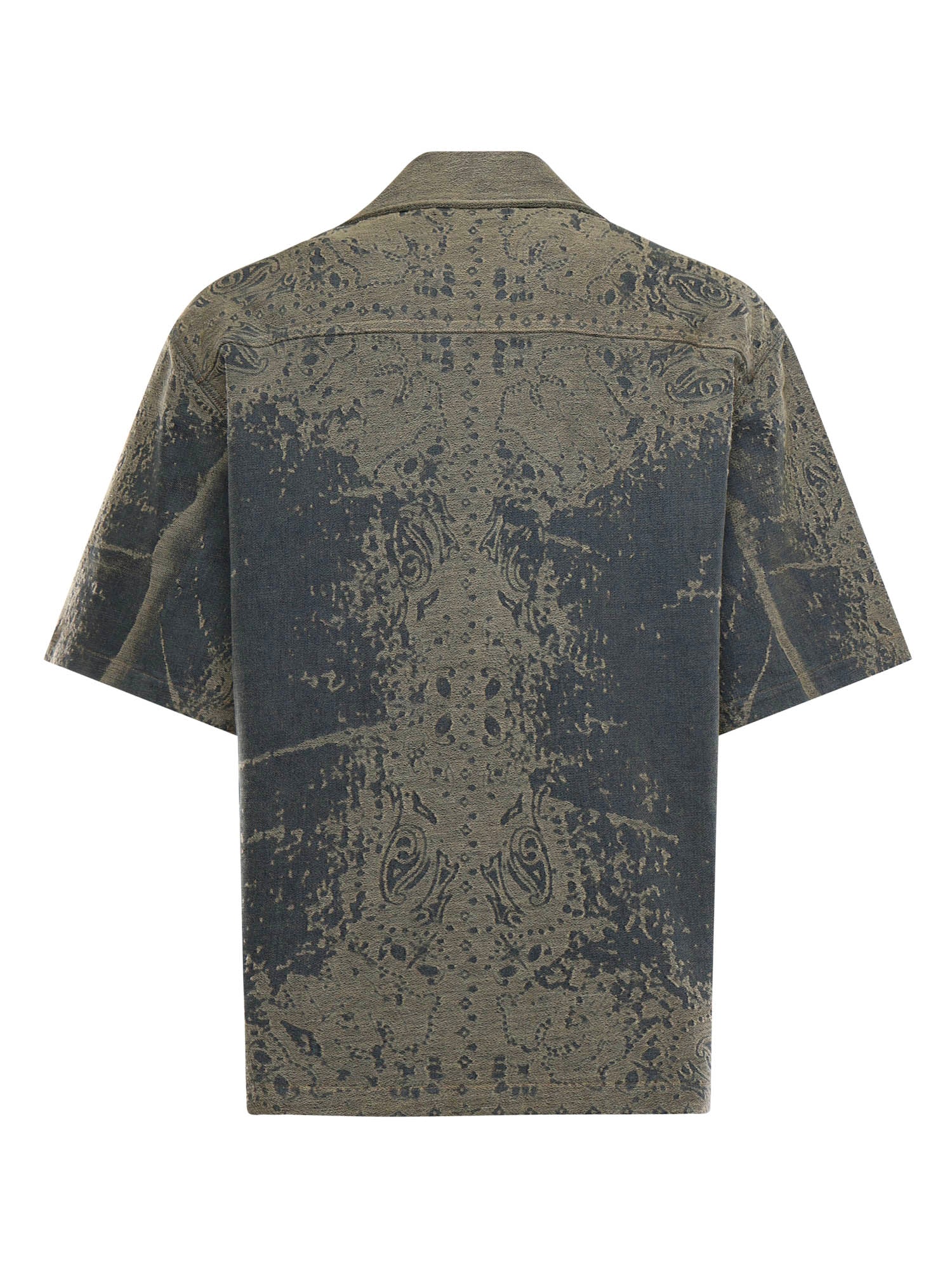 Amiri Shirts Tarnished Indigo Cotton