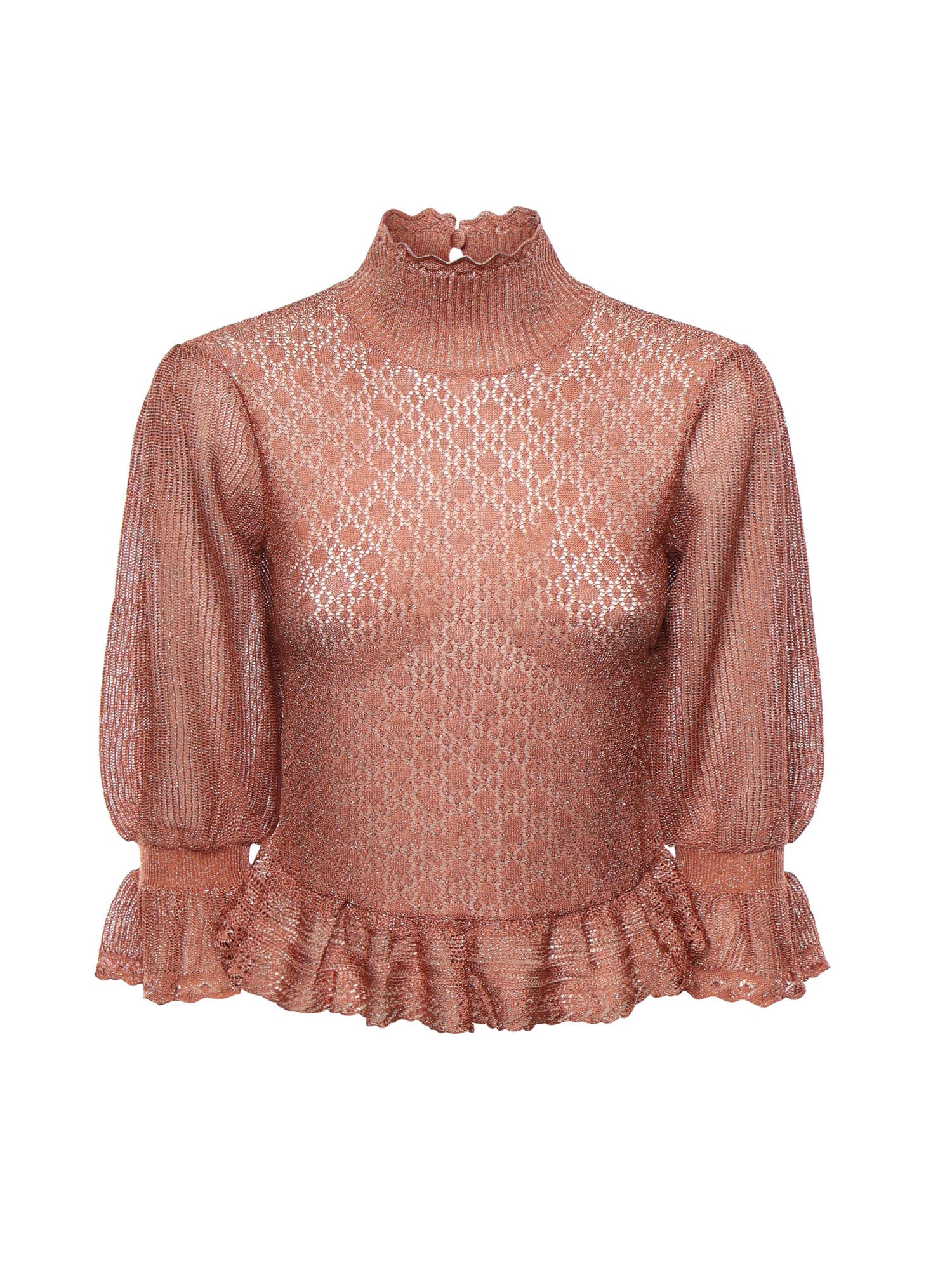 Chloè Sweaters Pink Gold Viscose