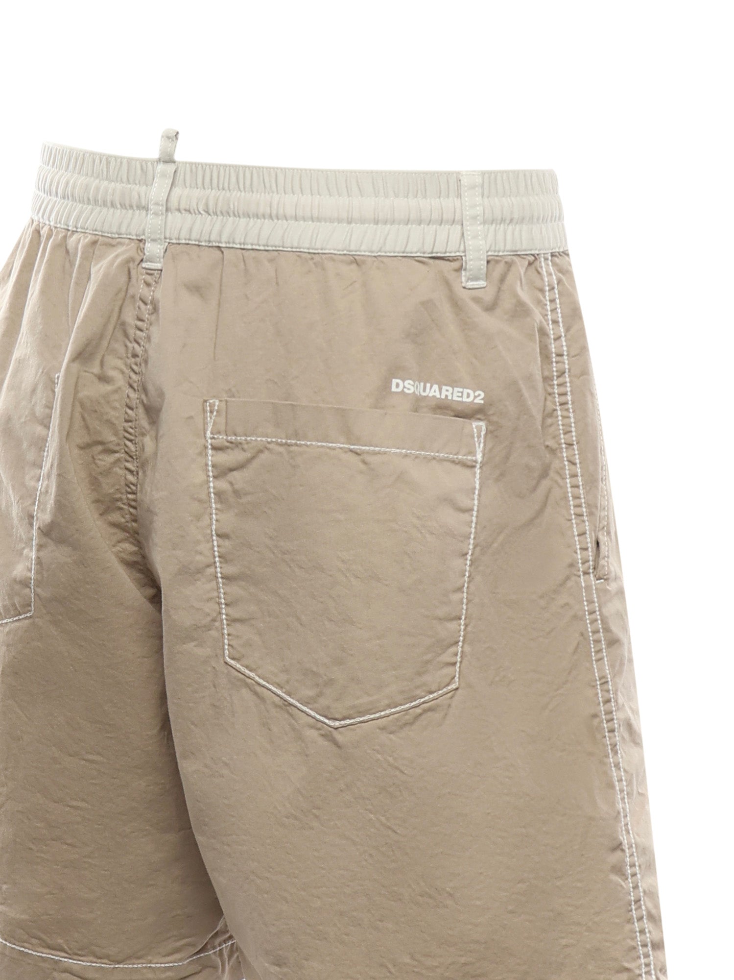 Dsquared2 Shorts Beige Cotton