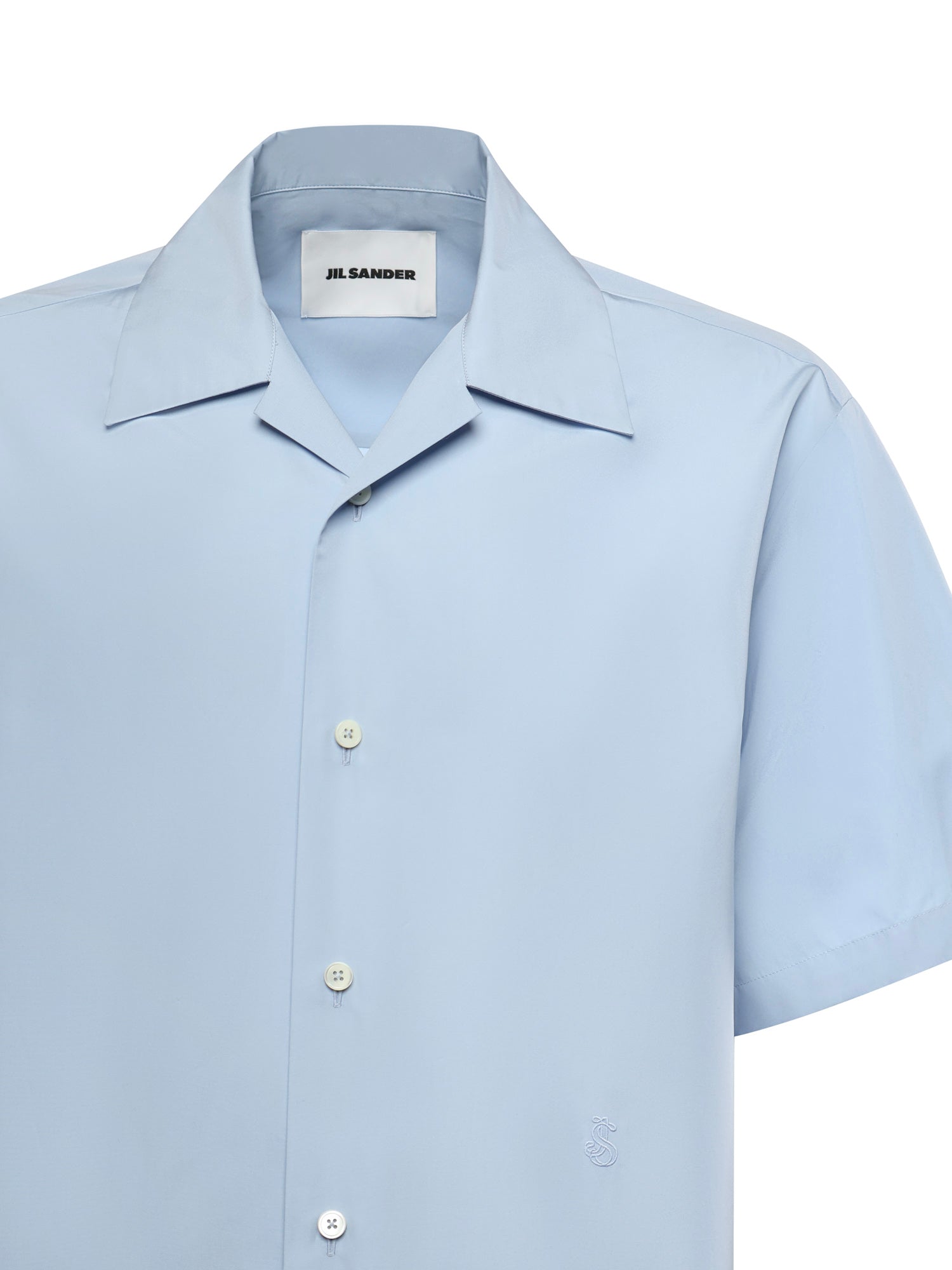 Jil Sander Shirts Powder Blue Cotton