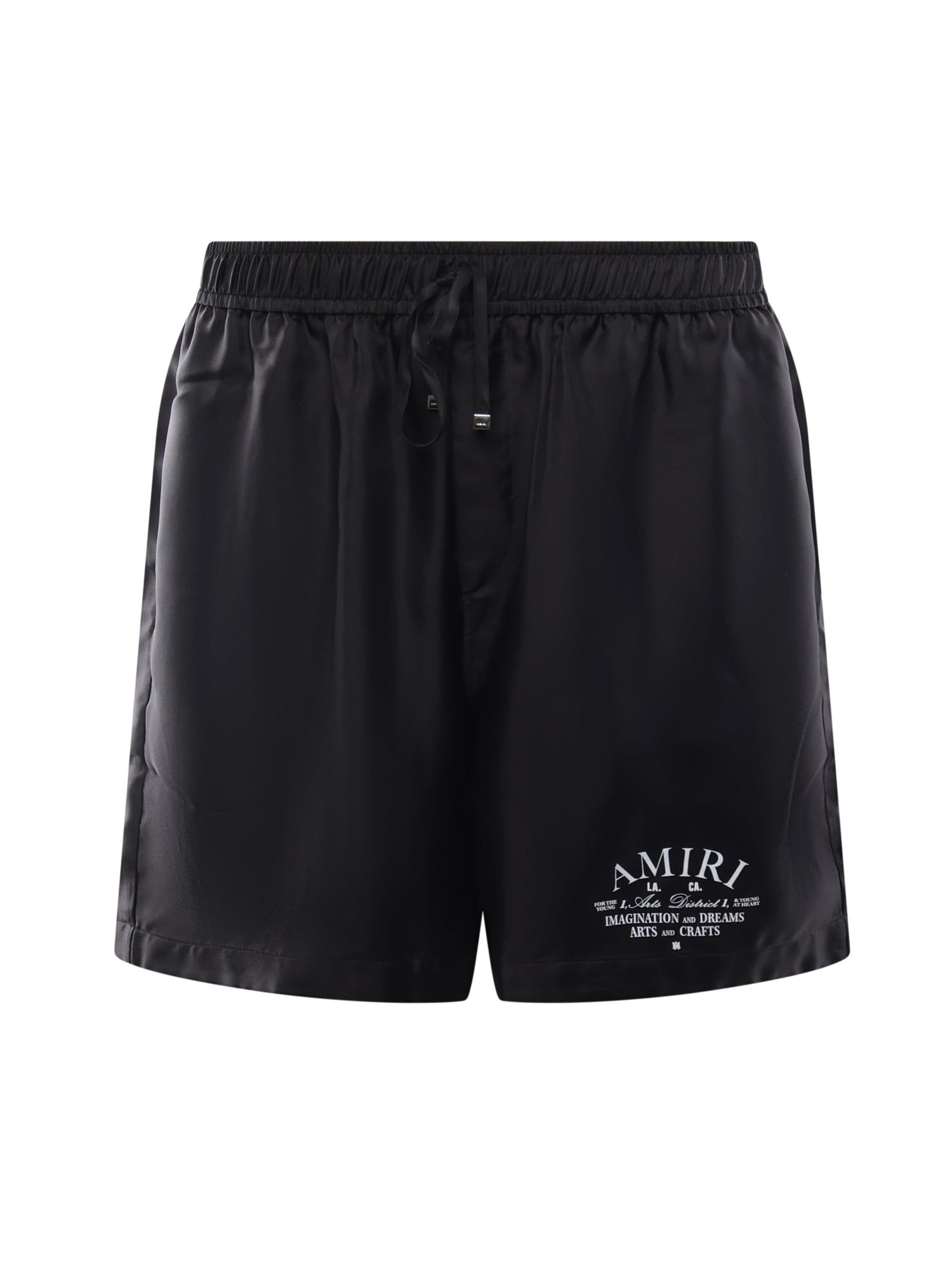 Amiri Shorts Black Silk