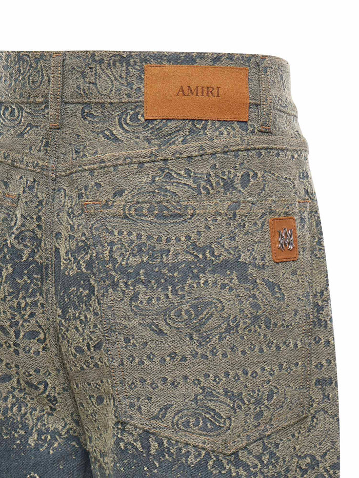 Amiri Jeans Tarnished Indigo Cotton