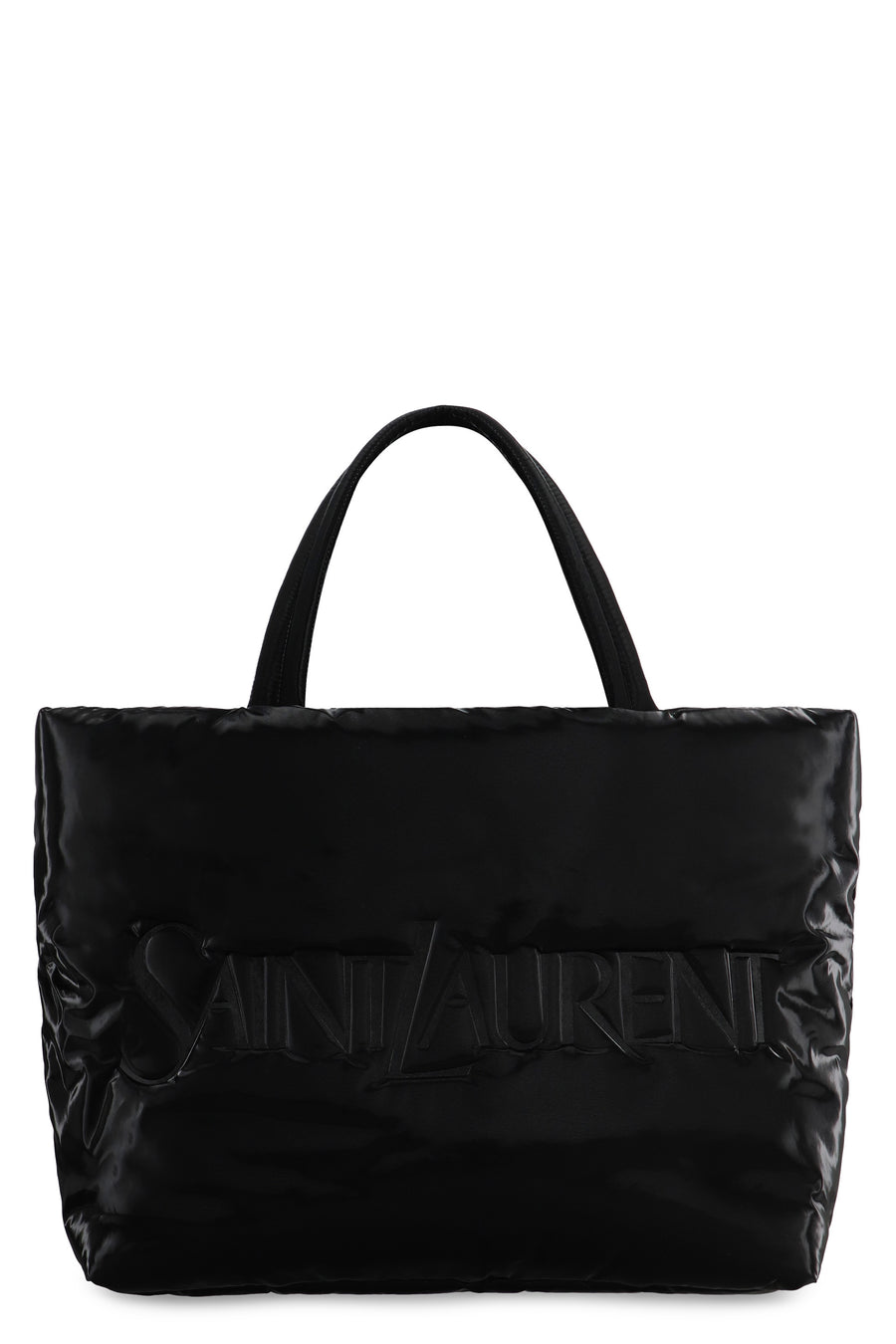 Tote Bag Padded Nylon Black Polyamide