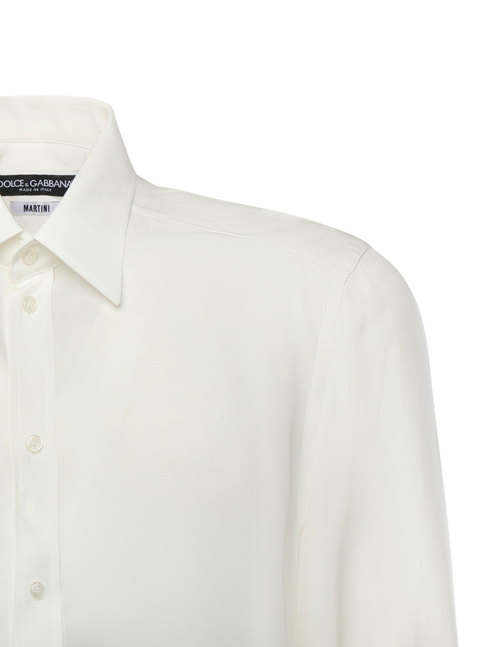 Dolce & Gabbana Shirts White Silk