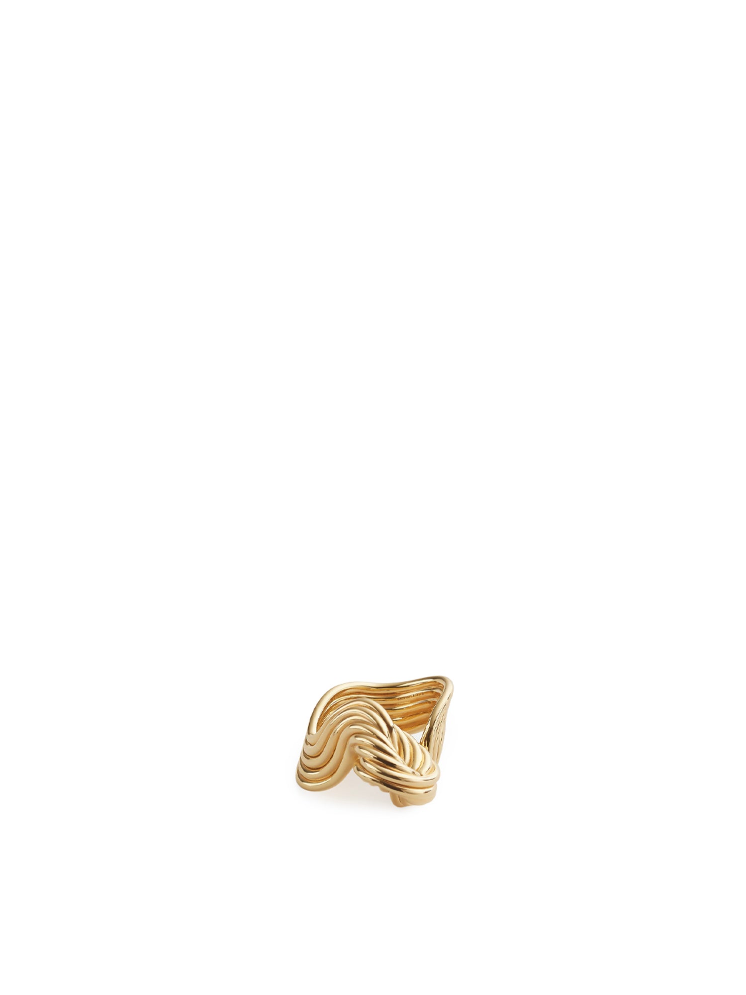 Bottega Veneta Bijoux Yellow Sterling Silver