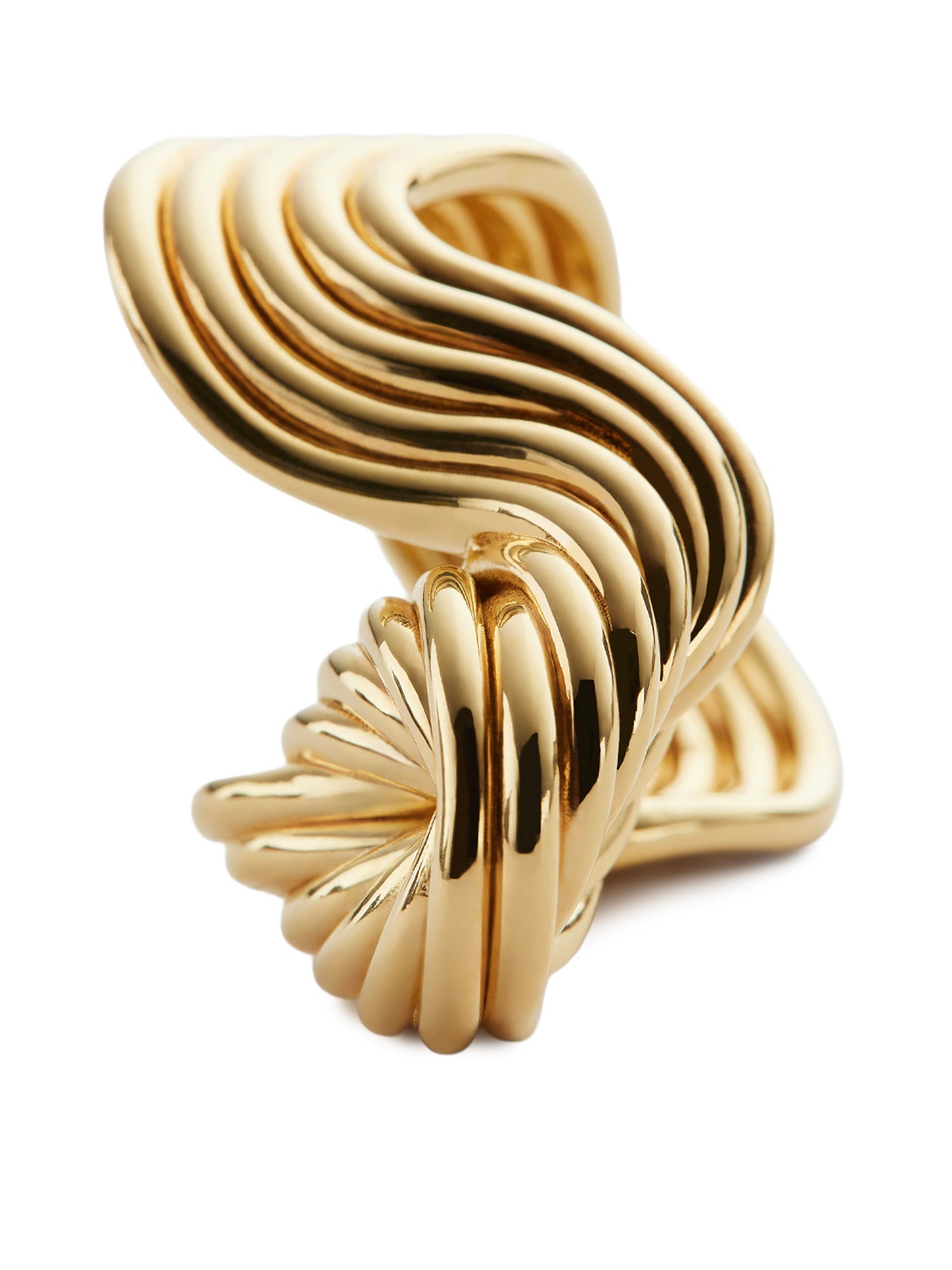 Bottega Veneta Bijoux Yellow Sterling Silver