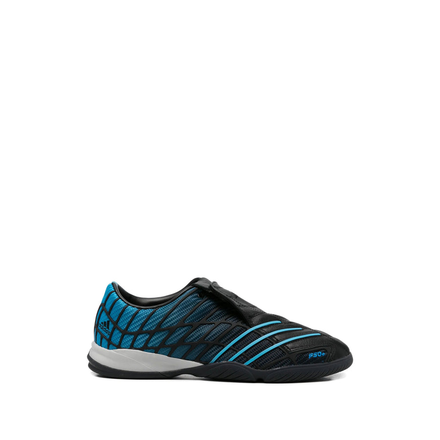Sneakers Black-Blue Calf Leather Black/blue Trainers