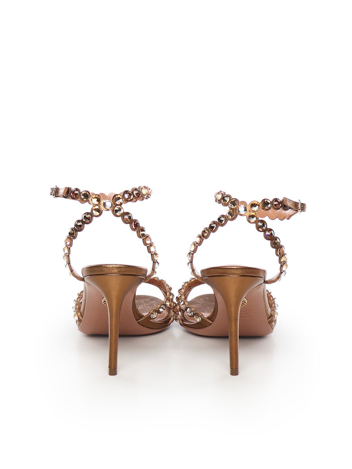 Aquazzura Sandals Brass Goat Leather