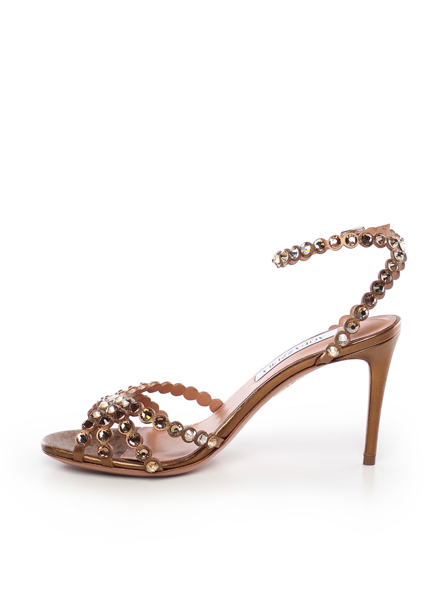 Aquazzura Sandals Brass Goat Leather