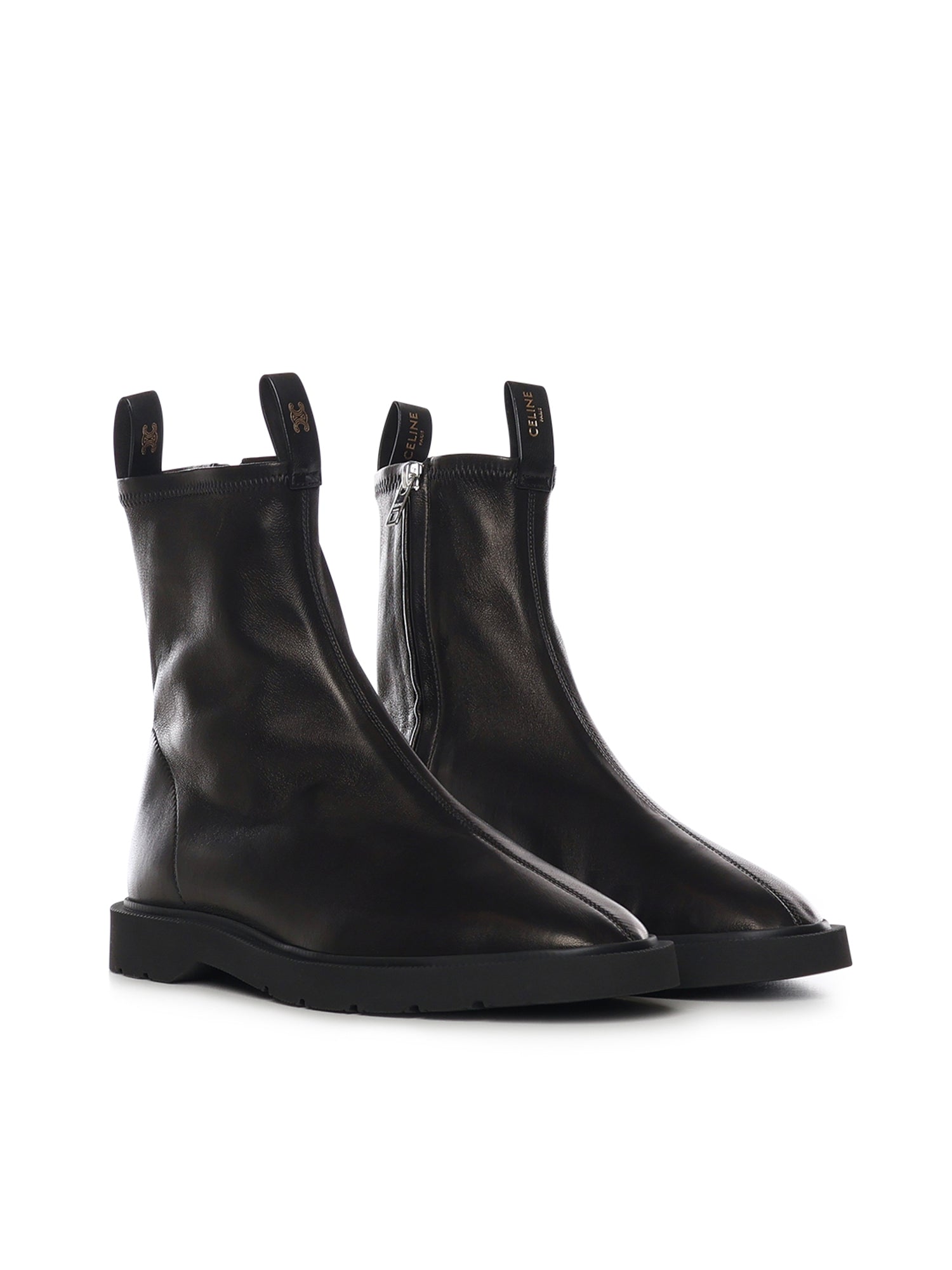 Céline Boots Black Lambskin
