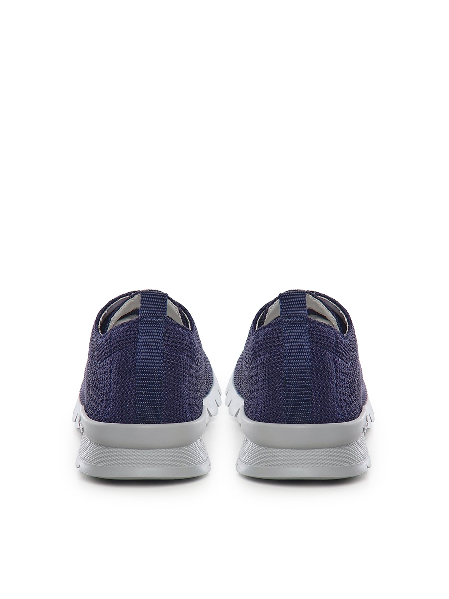 Kiton Sneakers Blue Cotton