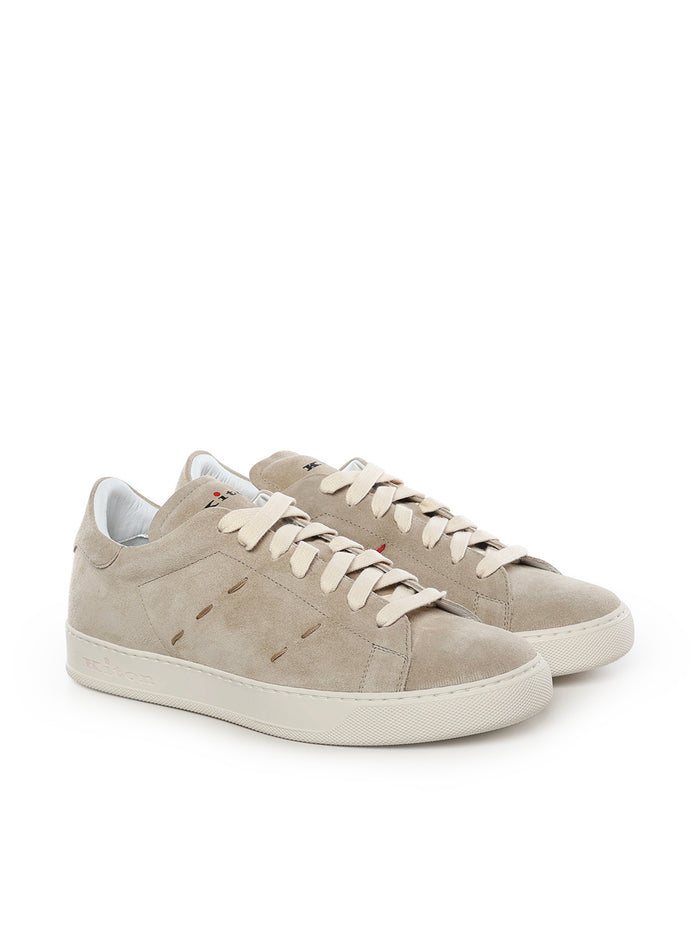Kiton Sneakers Sand Calfskin
