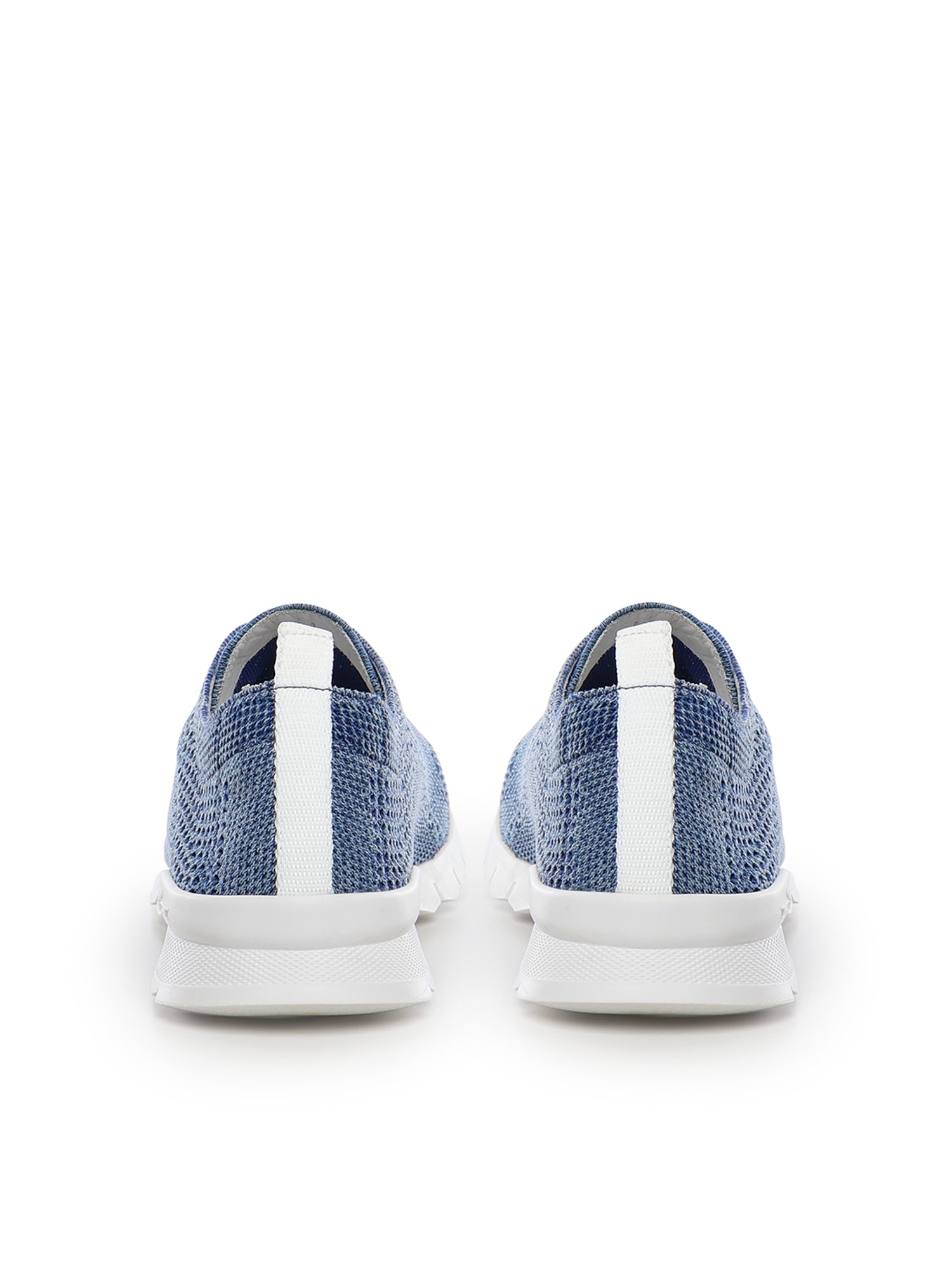 Kiton Sneakers Denim Cotton