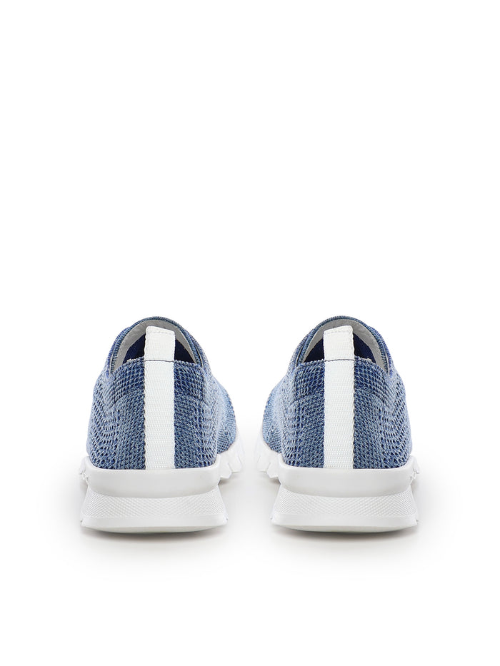 Kiton Sneakers Denim Cotton