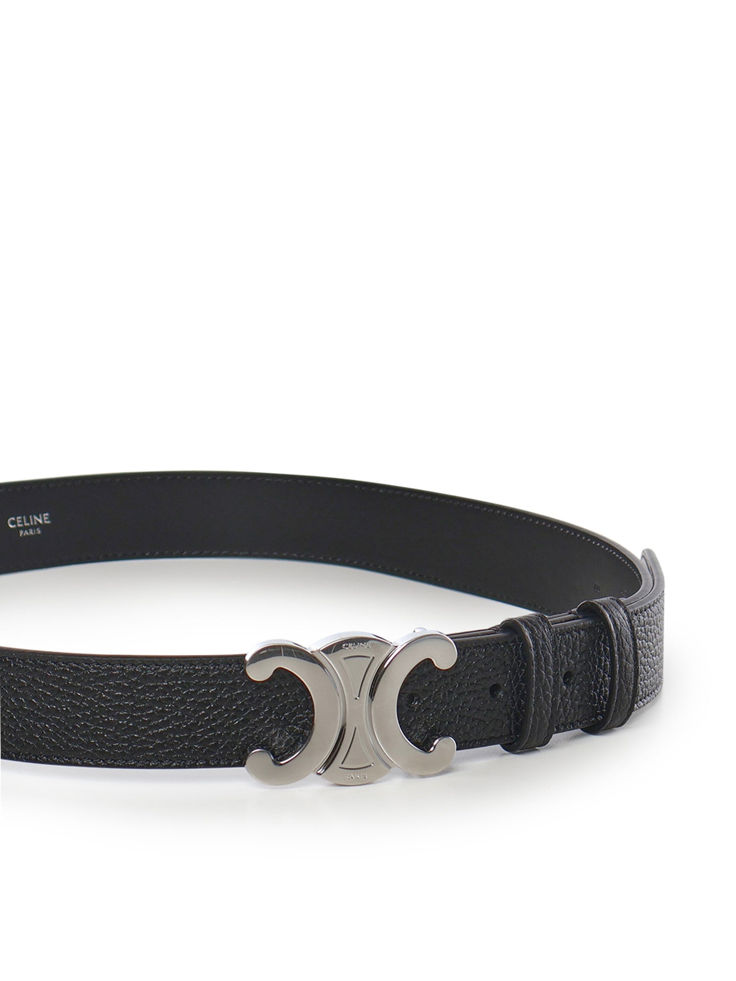 Céline Belts Black Calfskin
