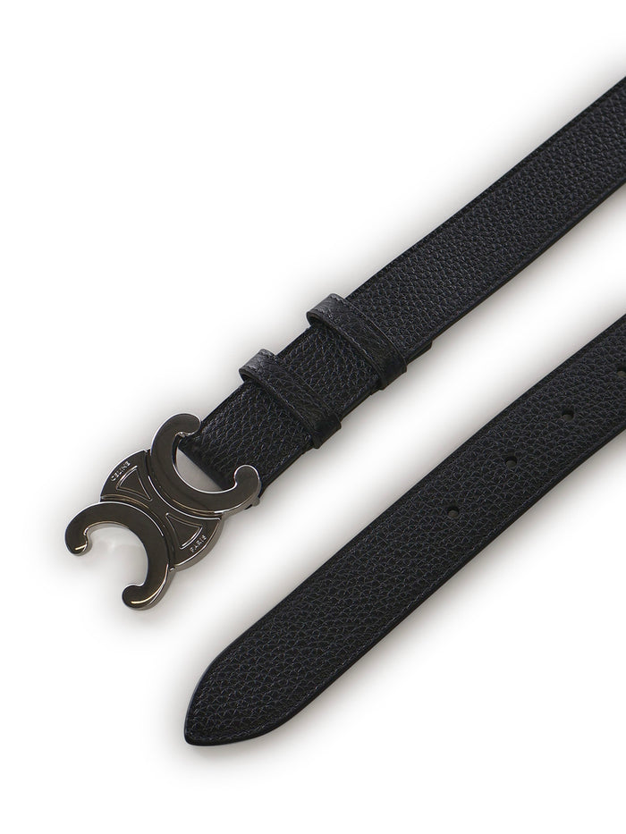 Céline Belts Black Calfskin